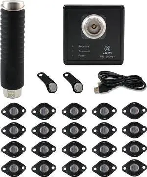 JWM Security Guard Patrol System iButton Touch Patrol Tour Reader with Download Station for Commercial Government Hotel Industrial, Professional Guard Monitoring Attendance System