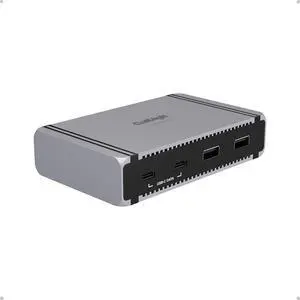 CalDigit E5 - Thunderbolt 5 Element 5 Hub - 9-Port, 4xThunderbolt 5/USB4 v2 Ports, 3xUSB-A & 2xUSB-C 10Gb/s Ports, Single 8K, Dual 6K/8K, or Dual 4K@240Hz Displays, 90W Charging, 0.8m Cable 180W PSU
