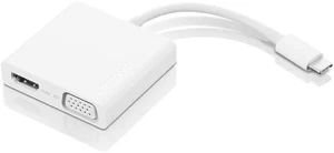 Lenovo USB-C 3-in-1 Travel Hub, 4K HDMI, VGA, USB 3.0, Plug and Play, Only 0.08 lbs, GX90T33021, White Lenovo USB-C 3-in-1 Travel Hub, 4K HDMI, VGA, USB 3.0, Plug and Play, Only 0.08 lbs, GX90T33021, White