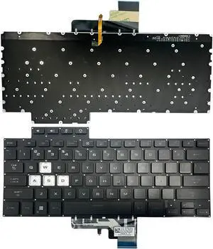 Gintai Black Laptop US Keyboard with Backlit Replacement for ASUS TUF Air FX516 FX516P FX516PR FX516PM FA516 0KNR0-281CRU00 6037B0236522
