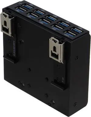 SEDNA - USB 3.1 Gen 1 (USB 3.0) 4 Port DIN-Rail Mounting Hub, for Industrial Control/Server Cabinet mounting Applications