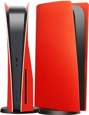 PS5 Console Replacement Shell, Megadream Hard ABS Shockproof Anti-Scratch Dustproof PS5 Console Case Cover Replacement Plate Shell for PS5 Console Disc Edition - Red PS5 Console Replacement Shell, Megadream Hard ABS Shockproof Anti-Scratch Dustproof PS5 Console Case Cover Replacement Plate Shell for PS5 Console Disc Edition - Red