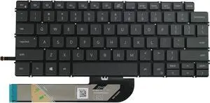 AUTENS US Keyboard for Dell Inspiron 5300 5301 5390 5391 5400 5401 5402 5405 5406 5408 5409 5490 5493 5494 5498 7300 7306 7390 7391 7400 7405 7490 7491 Laptop No Frame (Black, Backlight)