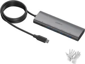 OBSBOT 3-in-1 USB 3.0 Hub, Up to 5Gbps Transfer speeds, Support to Connect up to 3 Tiny 2, Tiny Lite,Tiny SE Webcam Series Devices,Ultra-high Speed USB 3.0 Transfer,Superior Heat Resistance,Durability