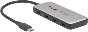 Tripp Lite Series 4-Port USB-C Hub, USB 3.2 Gen 2, 10 Gbps Data Transfer, 100W PD USB-C Charging Hub, Thunderbolt 3 Compatible, Plug-and-Play, Travel-Sized, 3-Year Warranty (U460-004-4C-G2C) Tripp Lite Series 4-Port USB-C Hub, USB 3.2 Gen 2, 10 Gbps Data Transfer, 100W PD USB-C Charging Hub, Thunderbolt 3 Compatible, Plug-and-Play, Travel-Sized, 3-Year Warranty (U460-004-4C-G2C)