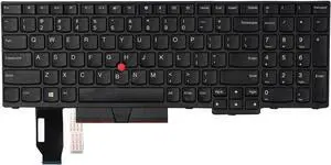 AUTENS Replacement US Layout Keyboard (1 Year Warranty) for Lenovo ThinkPad E580 E585 L580 P52 P72 (Not Fit P52s) Laptop (No Backlight)