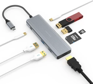 USB C Hub, TOTU USB C 20w PD Docking Station with 4K HDMI, 2*USB 3.0 Type-A, USB C Hub Adapter for MacBook in Mac OS & Windows, USB C Data Transfer Port, 2*USB 2.0 Type-A, SD/TF USB C Hub, TOTU USB C 20w PD Docking Station with 4K HDMI, 2*USB 3.0 Type-A, USB C Hub Adapter for MacBook in Mac OS & Windows, USB C Data Transfer Port, 2*USB 2.0 Type-A, SD/TF