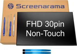 SCREENARAMA New Screen Replacement for B140HAN06.C (30pin) FHD 1920x1080 IPS LCD LED Display with Tools and Tape