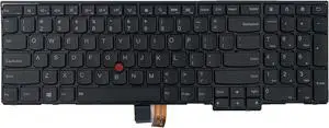 Tiugochr Laptop Replacement US Layout with Backlight with Pointing Keyboard for Lenovo IBM ThinkPad E531 E540 W540 W541 W550 W550S E545 T540 T540P T550 L540 L560 L570 04Y2660 F217 20J8 20J9 20JQ 20JR