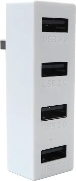 GRABOTE New USB Hub Extender 2.0, 4 USB 2.0 Ports High Speed USB Splitter Expansion Expander Adapter Compatible for Xbox Series S Console