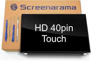 SCREENARAMA New Screen Replacement for B156XTK01.0 Dell PN JJ45K OnCell Touch, HD 1366x768, Glossy, LCD LED Display with Tools