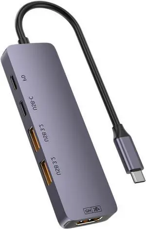 USB C Hubs 10Gbps 3.2 Expansion Dock PD100W 140W Charging 4K HDTV Output for Laptop Mobile Devices C Adapters for Phone and Tablets