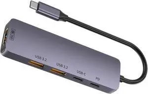 Obotsnoi USB C Hubs 10Gbps USB 3.2 Expansion Dock PD100W 140W Charging 4K HDTV Output For Laptop Mobile Devices Multiports C Hubs