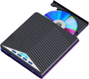 7 Port External Disc Drive Reader USB3.0 Type C HUB Stable Performances for Desktop Laptop PC USB C Card Reader