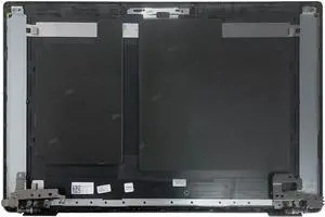 Replacement Laptop LCD Cover Back Rear Top Lid with Hinges for Dell Latitude 15 3520 E3520 17XCF Black