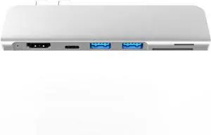 ERTXGBA 3.1 Type-C Hub to Adapter 4K Thunderbolt 3 C Hub with Hub 3.0 TF SD Reader Slot PD