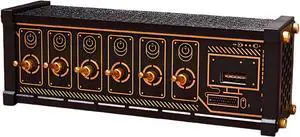 6 Ports USB C Splitter, 9 USB Convenient Input Ports, 6 Port USB Docking Station, with Voice Control Function, Data Transmission, for Phones, Tablets and Gadgets