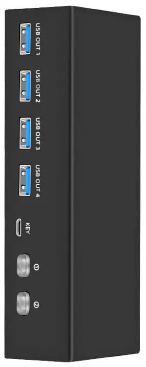 Montesy Displayport KVM Switcher for 2 Computers USB3.0 KVM Switcher 2 in 2 Out 4 USB3.0 Port for Mouse Monitors Accessories