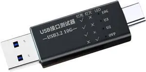 10Gbps USB3.2 Interfaces Tester HUBs Test Type C Docking Stations USB Port Function Quick Tests Voltages Test
