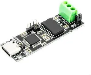 USB to CAN Module, CANable PCAN Debugger CAN Bus Debugging Tool for Linux Win10 11 Type-C USB Debug Software Communication(CANable for Pro,1PCS)