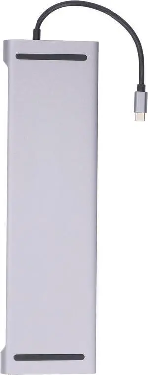 USB C HUB 11 in 1 Multiport Adapter, Type C Docking Station with PD Charging, 4K HD Multimedia Interface, 1080P, RJ45 Ethernet, 5Gbps USB30., Card Reader for Laptop Pro Air