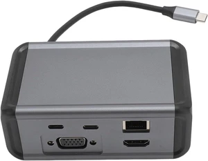 12 in 1 USB C Hub Laptop Docking Station with USB 3.0 and Rj45, a Versatile Docking Hub for Enhancing Laptop Connectivity and Productivity 12 in 1 USB C Hub Laptop Docking Station with USB 3.0 and Rj45, a Versatile Docking Hub for Enhancing Laptop Connectivity and Productivity