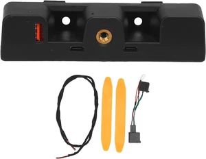 Dashboard USB Expansion Dock Hub with 3 Ports 2 Type C and USB A for 2021 and Later 2 Door or 4 Door Convenient Charging Station for Simultaneous Device Charging in Your Vehicle Dashboard USB Expansion Dock Hub with 3 Ports 2 Type C and USB A for 2021 and Later 2 Door or 4 Door Convenient Charging Station for Simultaneous Device Charging in Your Vehicle