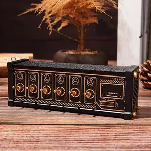 6 Ports USB Splitter, 6 Port USB Switcher with Six Individual Switches, 6 Port USB Docking Station, Efficient Data Transmission and Adaptive Power Output, for Phones, Tablets, and Gadgets