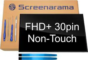 SCREENARAMA New Screen Replacement for Lenovo 5D10V82364 SD10Q67044 B140UAN02.1 HW0A (Glossy) 30pin FHD+ 1920x1200 IPS LCD LED Display with Tools and Tape