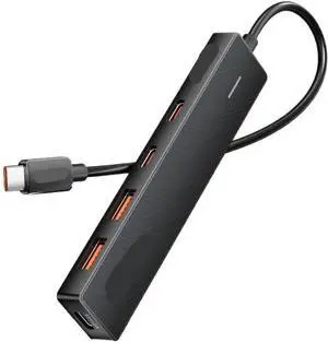 Hongpan USB Hub 4 Port ABS Hub USB 3.2 10Gbps for Multi Splitter Adapter Computer Accessories(USB-C3.2 10Gbps 2)