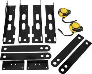 Fesjoy Simple and Practical Wheel Alignment Tool with Tape Measure, Made of Iron Material, with 2 Tape Measures for Quick and Accurate Measurement, Compatible with Various Vehicles,