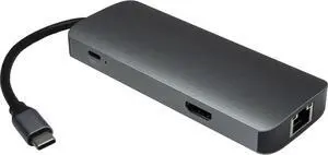 Inter-Tech Adapter Argus H-428 7in1, USB C, HDMI 4K, PD 100W