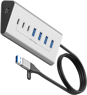 USB3.0 Hubs Type C Hubs Multiple USB Splitter 7/10 Port Multiple Expander Power Adapter USB Hubs Heat Dissipation for PC USB3.0 Hubs Type C Hubs Multiple USB Splitter 7/10 Port Multiple Expander Power Adapter USB Hubs Heat Dissipation for PC