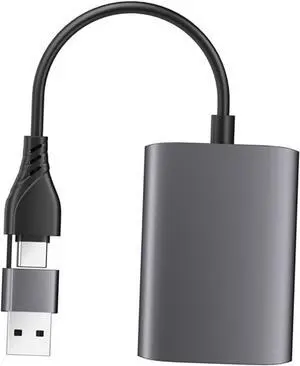 CHICAMPERA Type C to Dual Adapter USB Splitter Hub High Definition Display Compatible with Laptops and