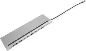 Multifunctional 11 in 1 USBC Hub with 4K and 1000Mbps Ethernet for Home Entertainment Multifunctional 11 in 1 USBC Hub with 4K and 1000Mbps Ethernet for Home Entertainment