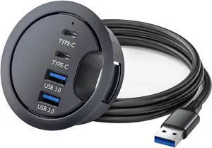 USB Hub Splitter USB 3.0 Hub Multi USB Adapter Port Expander Memory Card Reader