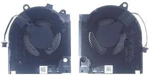 New Replacement Cooling Fans for Dell G15 5510 5511 5515 RTX3050 RTX3060 Series Laptop FN9R DFSCK22105182Q FN9S DFSCK22115181T DC 12V 1A,(Not Fit for RTX1650 RTX3070 DC 5V 0.5A Series)
