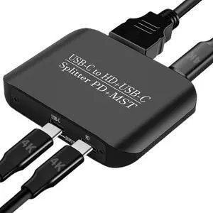 Muflydo USB C to HD Adapter,Multiport Converter - Multiport Connector Reader Portable 4K@60Hz for Monitor Phone Tablets Work Office Home