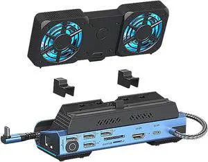 USB Hubs Docking Station RJ45 Card Reader 10Gbps Multiport Adapter for Console with 3 Gear Adjustable Cooling Fan Card Reader USB Hubs Docking Station RJ45 Card Reader 10Gbps Multiport Adapter for Console with 3 Gear Adjustable Cooling Fan Card Reader