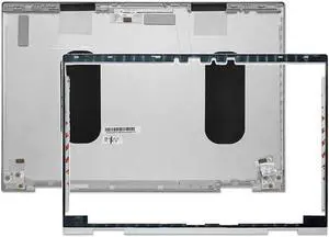 Replacement for HP Envy X360 15-CN 15-CN0008CA 15M-CN0012DX 15M-CN0011DX Series Silver LCD Back Cover Lid Bezel Hinges (A+B)
