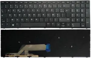 Probook 450 G5 455 G5 470 G5 Compatible French Layout Laptop Keyboard with Black Frame Replacement Part Probook 450 G5 455 G5 470 G5 Compatible French Layout Laptop Keyboard with Black Frame Replacement Part