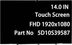 BestParts 14.0" LCD Touch Screen Digitizer Display Assembly Replacement for Lenovo Yoga C740-14IML (Type 81TC) C740-14, FHD 1920x1080, Touch Screen, P/N: 5D10S39587