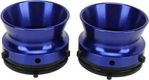 1 Pair Polished Aluminium Alloy Nab Hub Adapter, 10in Opener, Sturdy Universal Loading Device for Studer, Akai, (Blue)