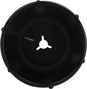 1 Pair Polished Aluminium Alloy Nab Hub Adapter, 10in Opener, Sturdy Universal Loading Device for Studer, Akai, (Black)