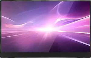 15.6in Portable Computer Display, 1080P 120HZ Refreshing Rate HD Display Interface Computer Screen, 2 Speakers, Eye Care Low Blue Light, for Tablet, PC