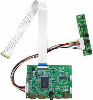 VSDISPLAY Mini LCD Controller Board Work for 11.6 13.3 14 15.6 17.3 in 1920x1080 LP156WF4 SP L1 N116HSE N133HSE B140HAN01 B156HAN01 B156HTN03 N156HGE NV156FHM Edp 30 Pin Wled LCD Sreen