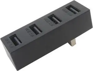 BUTITNOW Black USB Hub Compatible for Xbox Series X/S, 4 USB 2.0 Ports for Xbox Series X/Xbox Series S USB Hub Adapter