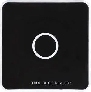 Desktop UHF Card Reader Writer USB Interface, Sensitive Response Speed, for Access Control, Black