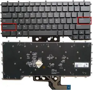 XINDIKBHUB US RGB Backlit Replacement Laptop Keyboard for Dell Alienware M15 R2,M15 R3,M15 R4 P87F P87F001 P87F002