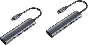 Artibetter Pcs Mini USB Hub Type c Port Splitter Portable Data Hub for Expand USB Ports Accessories Plug Play